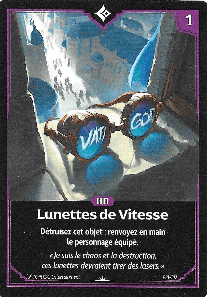 Lunettes de Vitesse