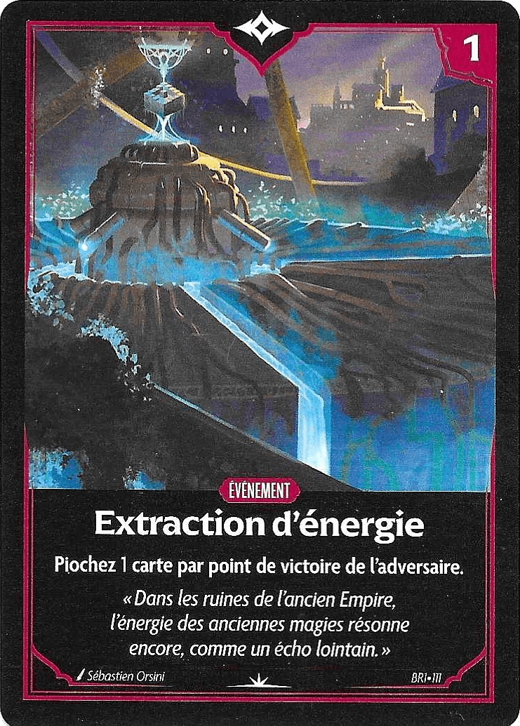 Extraction d'énergie
