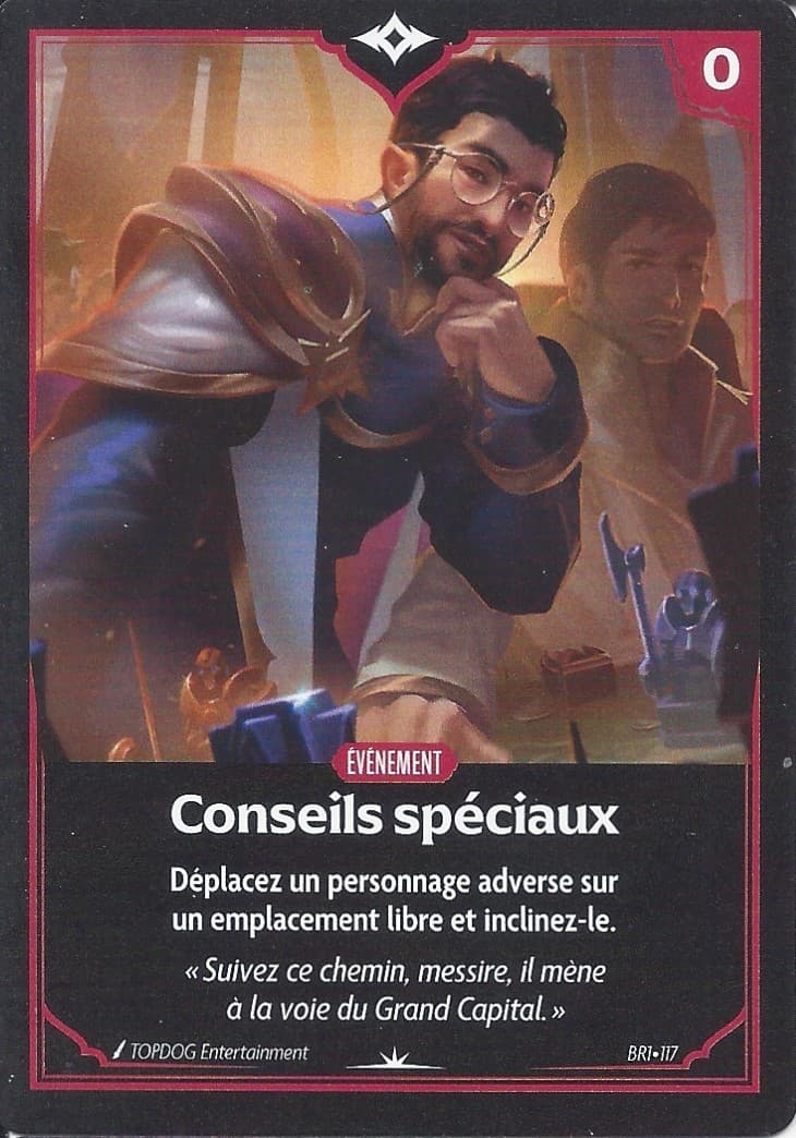 Conseils spéciaux