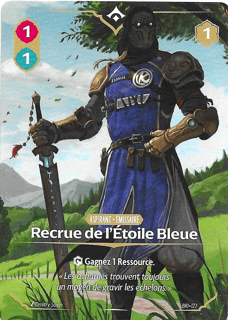 Recrue de l'étoile Bleue