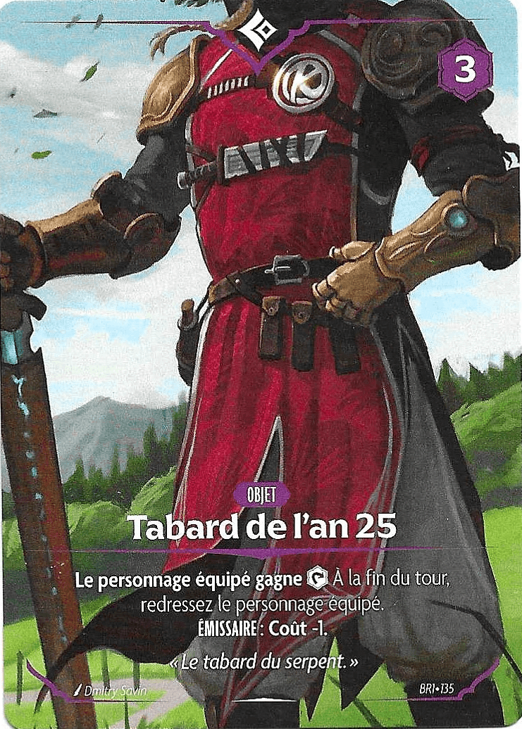 Tabard de l'an 25