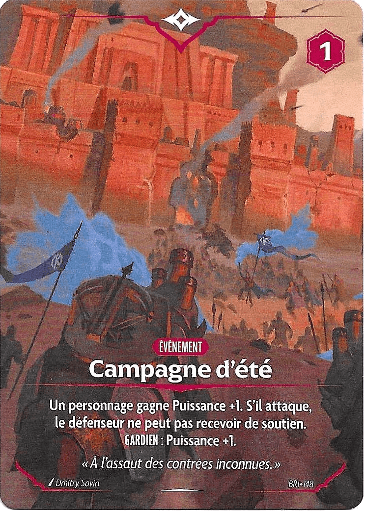 Campagne d'été