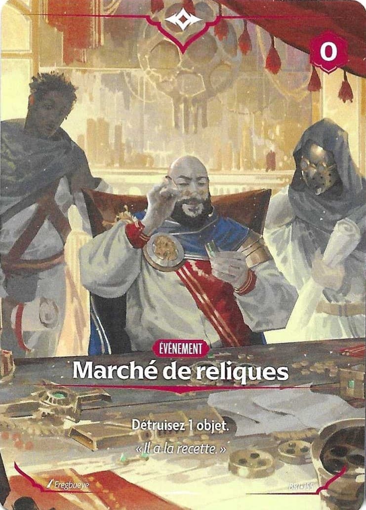 Marché de reliques