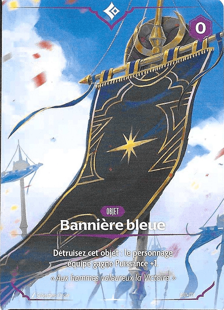 Bannière bleue