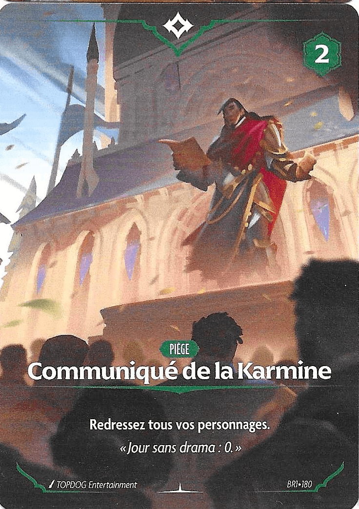 Communiqué de la Karmine