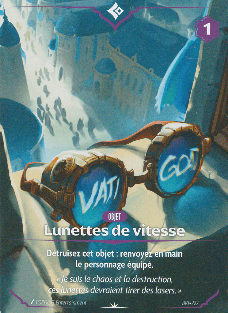 Lunettes de Vitesse