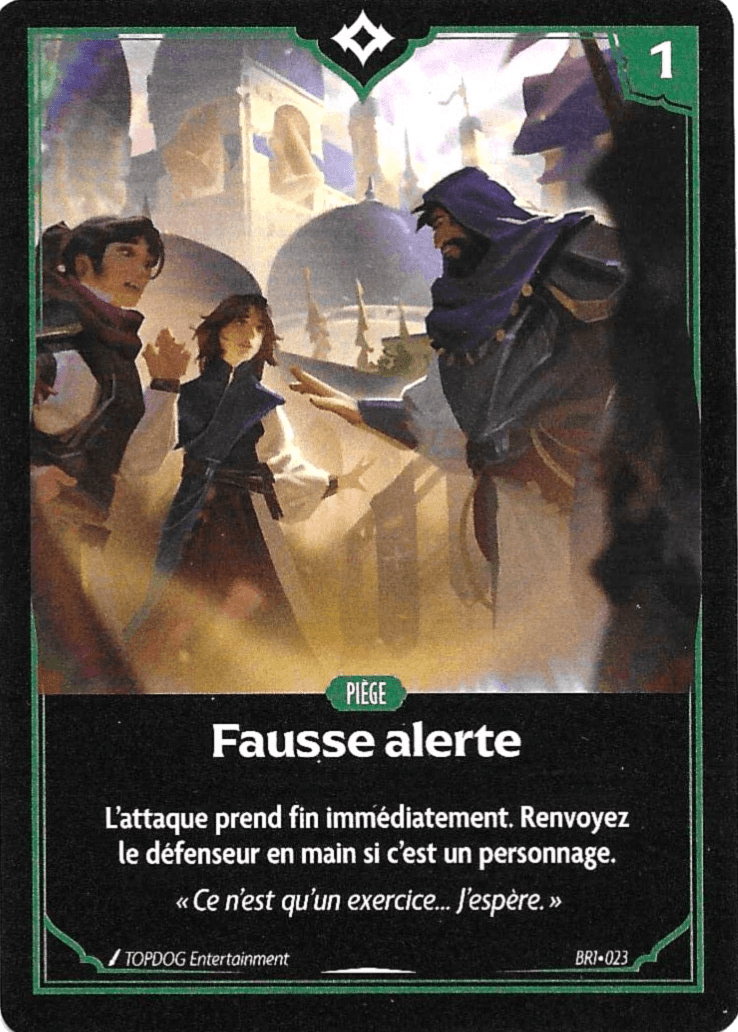 Fausse alerte