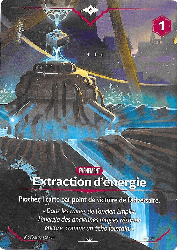 Extraction d'énergie