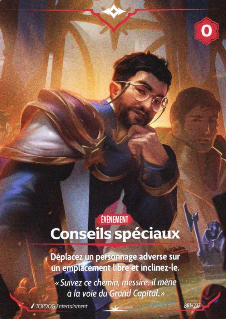 Conseils spéciaux
