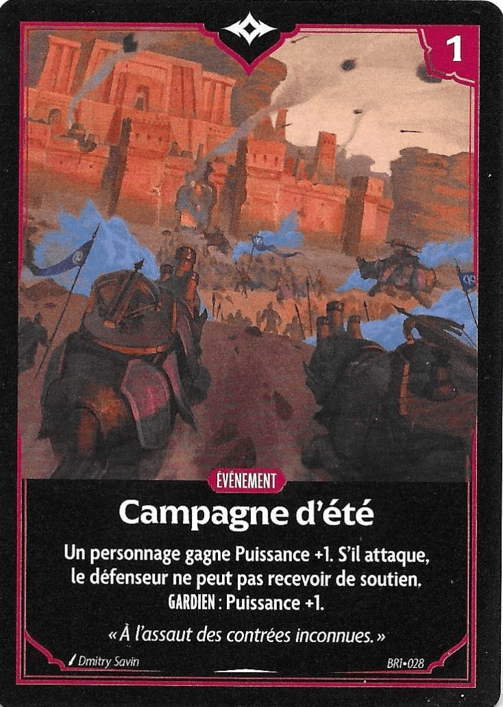 Campagne d'été