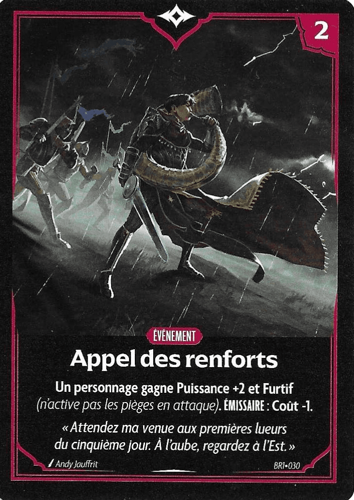 Appel des renforts