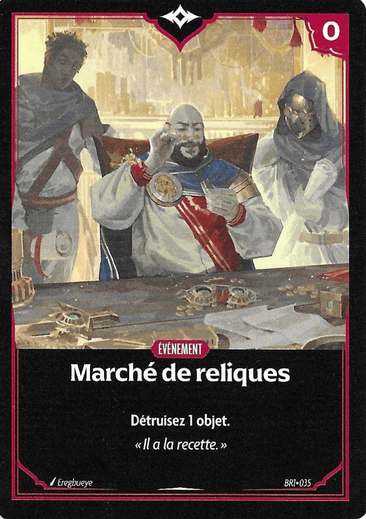 Marché de reliques