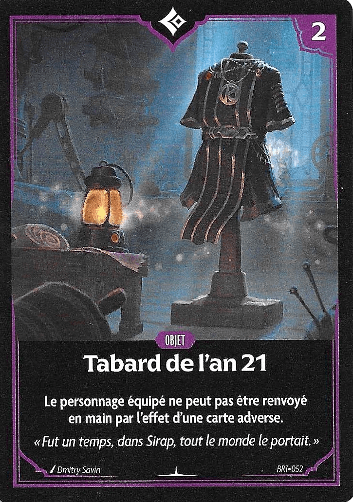 Tabard de l'an 21