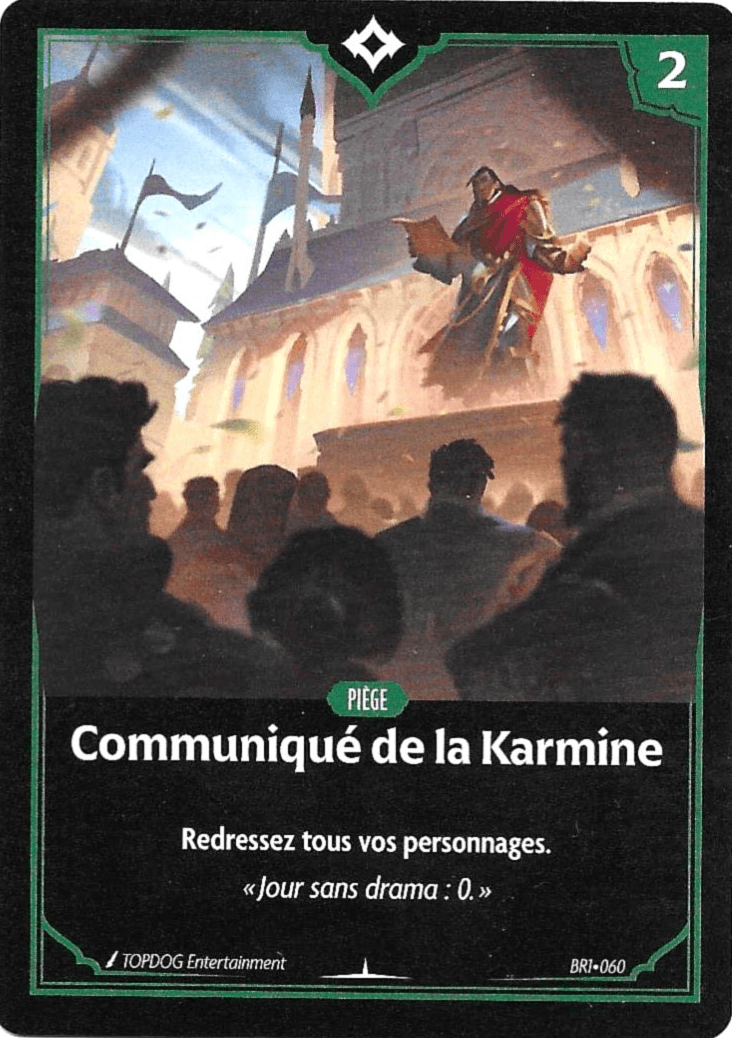 Communiqué de la Karmine